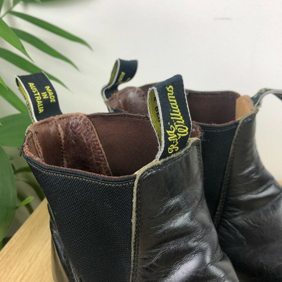 R.M. Williams Black Leather Chelsea Boot Size 6.5H Craftsman Men's Unisex - Picture 2 of 9